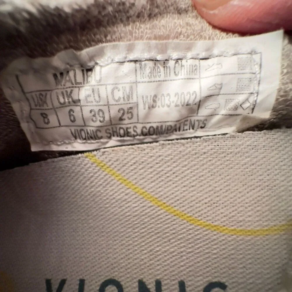 Vionic Beach Malibu Slip On Sneakers Green NWT